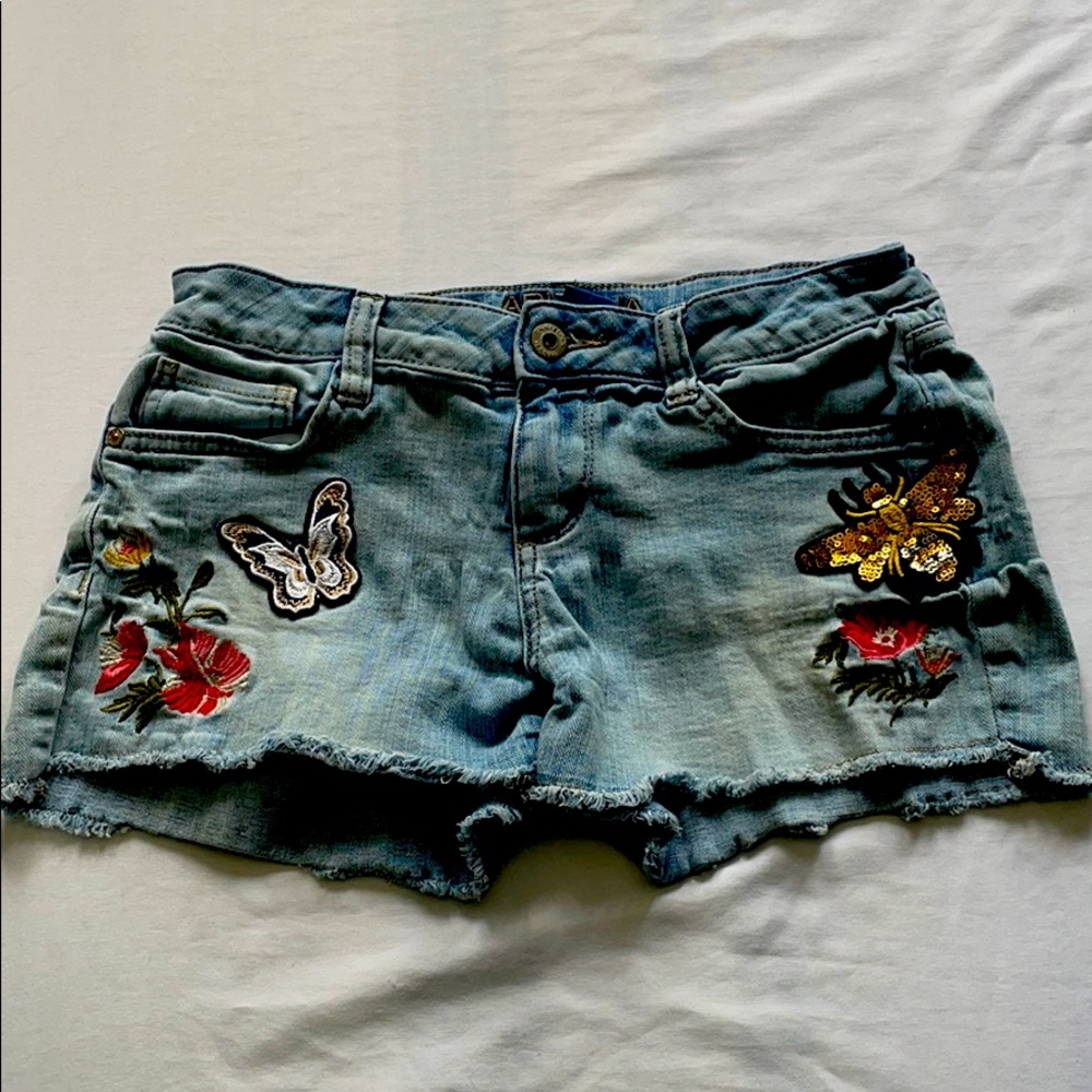 Light blue shorts
